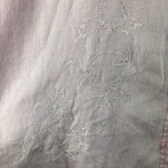 Goodclothes  petite medium linen top shirt pink - Picture 5 of 6